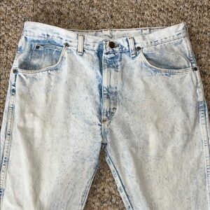 Men's vintage acid wash 80s Jeans